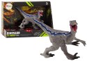 LEAN Toys Dinozaur Figurka Kolekcjonerska Velocitaptor Szary 1El
