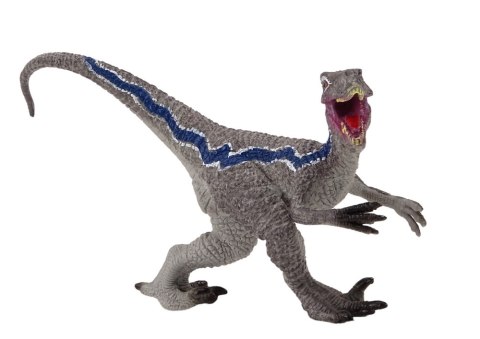 LEAN Toys Dinozaur Figurka Kolekcjonerska Velocitaptor Szary 1El LEAN Toys Dinozaur Figurka Kolekcjonerska Velocitaptor Szary 1El