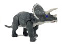 LEAN Toys Duży Dinozaur Na Baterie Triceratops Szary