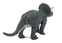 LEAN Toys Duży Dinozaur Na Baterie Triceratops Szary