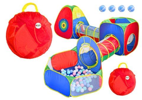 LEAN Toys Duży Plac Zabaw Namiot Dla Dzieci Tunele Basen Na Kulki Tracza Kolorowy LEAN Toys Duży Plac Zabaw Namiot Dla Dzieci Tunele Basen Na Kulki Tracza Kolorowy