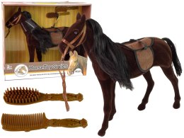 LEAN Toys Figurka Konia Brązowy Akcesoria Do Czesania