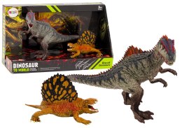 LEAN Toys Figurki Dinozaurów Dimetrodon Allozaur Zestaw 2El