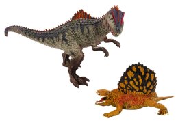 LEAN Toys Figurki Dinozaurów Dimetrodon Allozaur Zestaw 2El