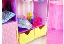 LEAN Toys Garderoba ze Światłem i Lustrem Lalka 26 cm Zestaw Ubrań Akcesoria