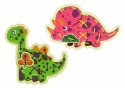 LEAN Toys Gra Zręcznościowa Raj Dinozaurów Sznurowane Kolorowe