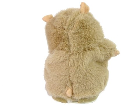 LEAN Toys Interaktywny Gadający Chomik Brązowy Pluszowy Powtarzający Słowa LEAN Toys Interaktywny Gadający Chomik Brązowy Pluszowy Powtarzający Słowa