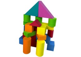 LEAN Toys Klocki Piankowe Konstrukcyjne 41 Elementów Dla Dzieci