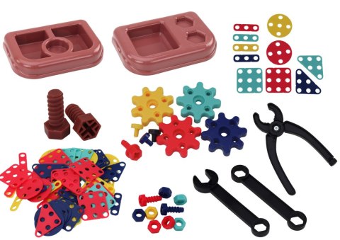 LEAN Toys Klocki Puzzle Konstrukcyjne 3D W Skrzynce DIY Rozkręcanie Wiertarka LEAN Toys Klocki Puzzle Konstrukcyjne 3D W Skrzynce DIY Rozkręcanie Wiertarka