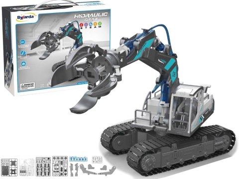 LEAN Toys Koparka Hydrauliczna Gąsiennicowa DIY Do Złożenia Chwytak 137 Elementów LEAN Toys Koparka Hydrauliczna Gąsiennicowa DIY Do Złożenia Chwytak 137 Elementów