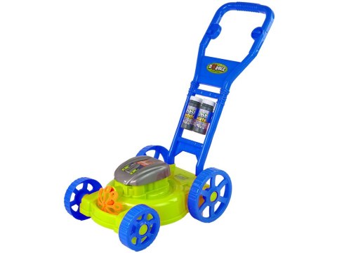 LEAN Toys Kosiarka Maszyna do Baniek Mydlanych Niebieska Bańki Mydlane Muzyka LEAN Toys Kosiarka Maszyna do Baniek Mydlanych Niebieska Bańki Mydlane Muzyka