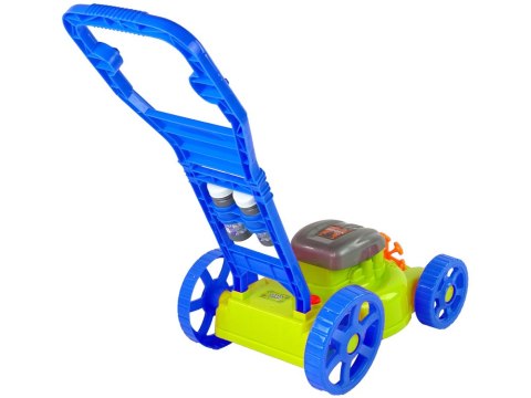 LEAN Toys Kosiarka Maszyna do Baniek Mydlanych Niebieska Bańki Mydlane Muzyka LEAN Toys Kosiarka Maszyna do Baniek Mydlanych Niebieska Bańki Mydlane Muzyka