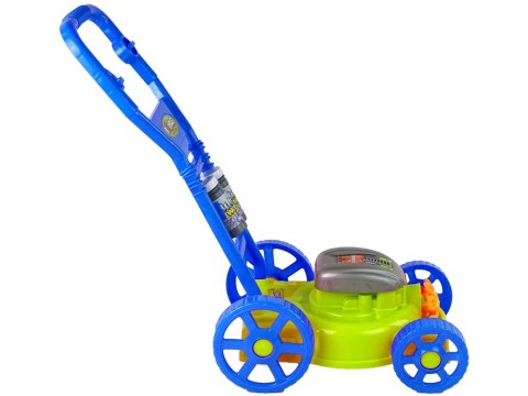 LEAN Toys Kosiarka Maszyna do Baniek Mydlanych Niebieska Bańki Mydlane Muzyka LEAN Toys Kosiarka Maszyna do Baniek Mydlanych Niebieska Bańki Mydlane Muzyka