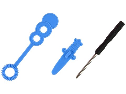 LEAN Toys Kosiarka Maszyna do Baniek Mydlanych Niebieska Bańki Mydlane Muzyka LEAN Toys Kosiarka Maszyna do Baniek Mydlanych Niebieska Bańki Mydlane Muzyka