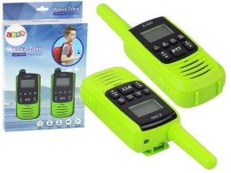 LEAN Toys Krótkofalówki Walkie-Talkie Zielone Zasięg 3km Gadżet Do Komunikacji