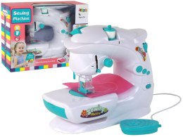 LEAN Toys Maszyna Do Szycia Dla Dzieci Jak Prawdziwa Biała Na Baterie
