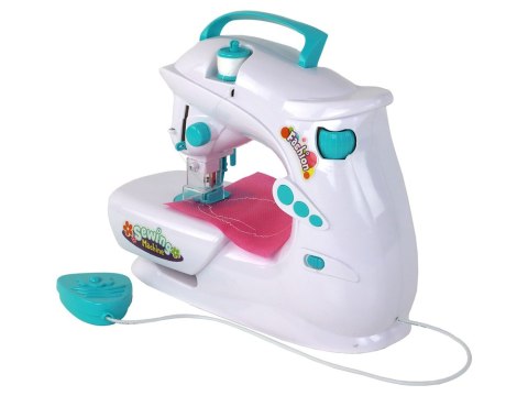 LEAN Toys Maszyna Do Szycia Dla Dzieci Jak Prawdziwa Biała Na Baterie LEAN Toys Maszyna Do Szycia Dla Dzieci Jak Prawdziwa Biała Na Baterie