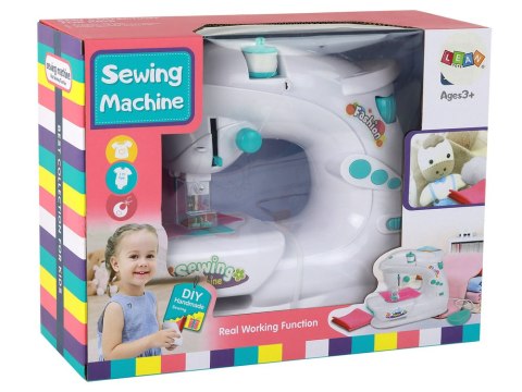 LEAN Toys Maszyna Do Szycia Dla Dzieci Jak Prawdziwa Biała Na Baterie LEAN Toys Maszyna Do Szycia Dla Dzieci Jak Prawdziwa Biała Na Baterie