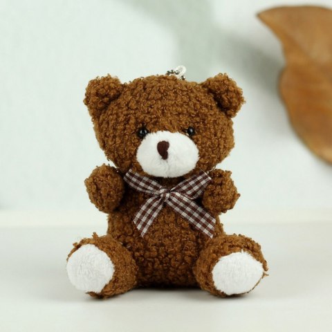 LEAN Toys Miś Pluszowy Brelok Zawieszka Ozdoba Brązowy 8cm LEAN Toys Miś Pluszowy Brelok Zawieszka Ozdoba Brązowy 8cm
