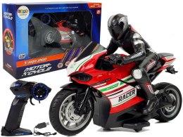 LEAN Toys Motor Sportowy Ścigacz Zdalnie Sterowany 2.4G Zasięg 35 m Czerwony