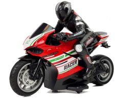 LEAN Toys Motor Sportowy Ścigacz Zdalnie Sterowany 2.4G Zasięg 35 m Czerwony