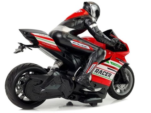 LEAN Toys Motor Sportowy Ścigacz Zdalnie Sterowany 2.4G Zasięg 35 m Czerwony LEAN Toys Motor Sportowy Ścigacz Zdalnie Sterowany 2.4G Zasięg 35 m Czerwony