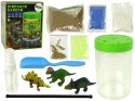 LEAN Toys Ogród Dinozaurów w Słoiku Światło Naklejki Kreatywne