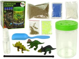 LEAN Toys Ogród Dinozaurów w Słoiku Światło Naklejki Kreatywne
