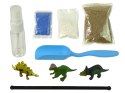 LEAN Toys Ogród Dinozaurów w Słoiku Światło Naklejki Kreatywne