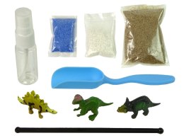 LEAN Toys Ogród Dinozaurów w Słoiku Światło Naklejki Kreatywne