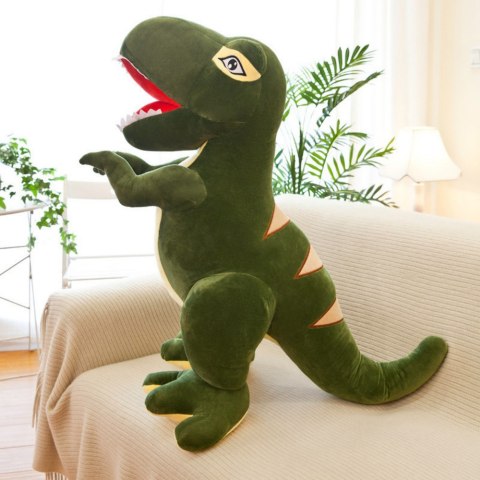 LEAN Toys Pluszowa Maskotka Przytulanka Dinozaur Tyranozaur Zielony 35cm LEAN Toys Pluszowa Maskotka Przytulanka Dinozaur Tyranozaur Zielony 35cm