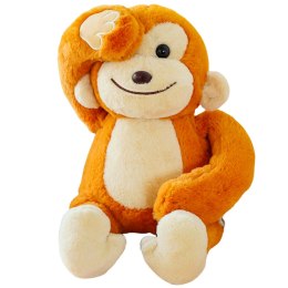 LEAN Toys Pluszowa Maskotka Przytulanka Małpka Z Magnesami Brązowa 23cm