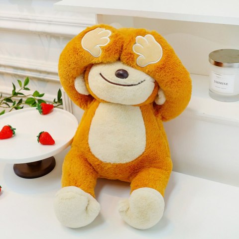 LEAN Toys Pluszowa Maskotka Przytulanka Małpka Z Magnesami Brązowa 23cm LEAN Toys Pluszowa Maskotka Przytulanka Małpka Z Magnesami Brązowa 23cm