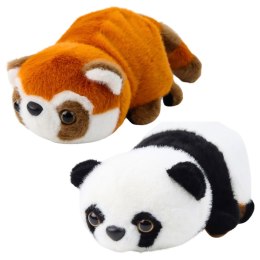 LEAN Toys Pluszowa Maskotka Przytulanka Panda Czerwona Klasyczna 2w1 22cm