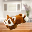 LEAN Toys Pluszowa Maskotka Przytulanka Szop Brązowy Leżący 30cm