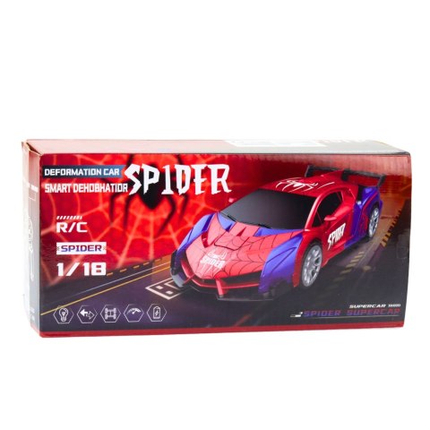 LEAN Toys Samochód Robot Spider Pająk Zdalnie Sterowany 2w1 Światła Dźwięki LEAN Toys Samochód Robot Spider Pająk Zdalnie Sterowany 2w1 Światła Dźwięki