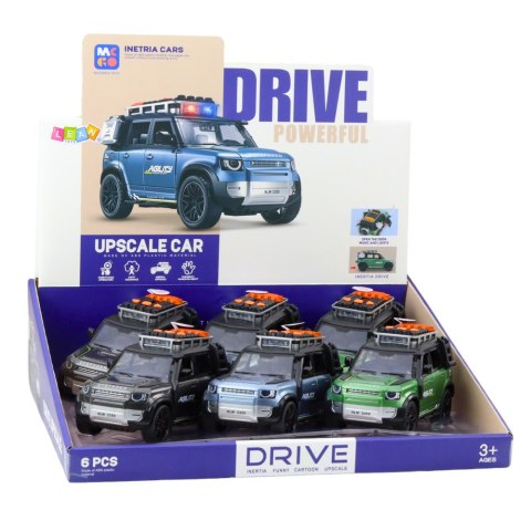LEAN Toys Samochód Terenowy Rapid Napęd Otwierane Drzwi Światła Dźwięki Mix LEAN Toys Samochód Terenowy Rapid Napęd Otwierane Drzwi Światła Dźwięki Mix