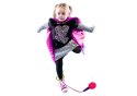 LEAN Toys Skakanka Skipper Hula Hop Na Nogę Różowa Diody LED