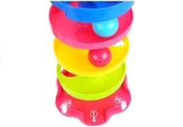 LEAN Toys Sorter Edukacyjna Zjeżdżalnia z Małpką Dla Malucha
