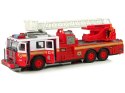 LEAN Toys Straż Pożarna Napęd Frykcyjny Światła Dźwięki Drabina Otwierane Drzwi