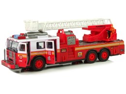 LEAN Toys Straż Pożarna Napęd Frykcyjny Światła Dźwięki Drabina Otwierane Drzwi