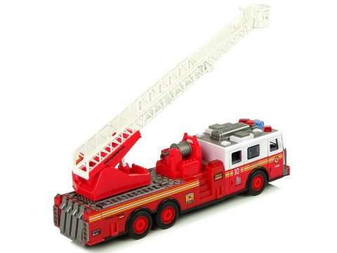 LEAN Toys Straż Pożarna Napęd Frykcyjny Światła Dźwięki Drabina Otwierane Drzwi LEAN Toys Straż Pożarna Napęd Frykcyjny Światła Dźwięki Drabina Otwierane Drzwi