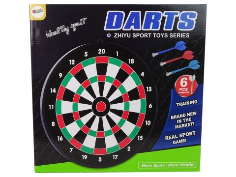 LEAN Toys Tarcza Dart z Rzutkami Magnetycznymi 6 Sztuk LEAN Toys Tarcza Dart z Rzutkami Magnetycznymi 6 Sztuk