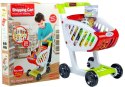 LEAN Toys Wózek Sklepowy + Artykuły Spożywcze 25 Elementów