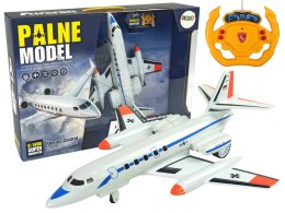 LEAN Toys Zdalnie Sterowany Samolot Pasażerski Światła 40 Mhz Pilot
