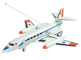 LEAN Toys Zdalnie Sterowany Samolot Pasażerski Światła 40 Mhz Pilot