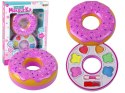 LEAN Toys Zestaw Cieni do Powiek Kształt Donut Szminka