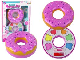 LEAN Toys Zestaw Cieni do Powiek Kształt Donut Szminka