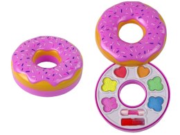 LEAN Toys Zestaw Cieni do Powiek Kształt Donut Szminka