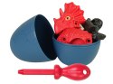 LEAN Toys Zestaw Dinozaur Triceratops z Jajkiem DIY Śrubokręt